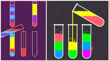 Water Sort Puzzle Gameplay 25 , Android Games ios Walkthrough Simulator Think Brain Puzzle