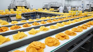 Inside The Next-Gen Potato Chips Megafactory Fully Automated Crispy Chips Creation Process