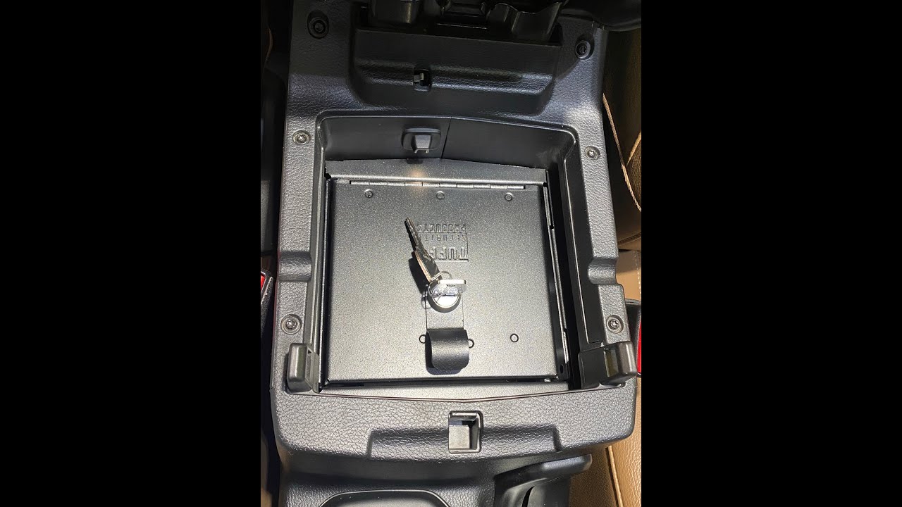 Installing A Tuffy Console Safe In A Jeep Gladiator