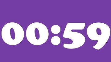 59 Second Timer With Alarm