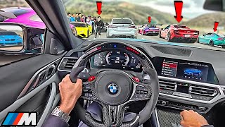 You Drive A Straight Piped Bmw M4 G82 To 7 Car Meets In 1 Day [loud Exhaust Pov]