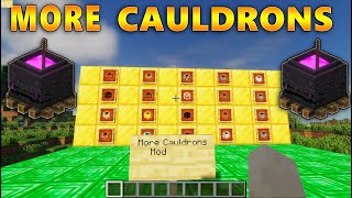 More Cauldrons Mod Spotlight - (Gold Cauldron, Diamond Cauldron and Stone Cauldron)
