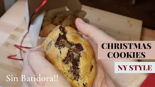 Baking Christmas Cookies - Levain cookies #levainbakery