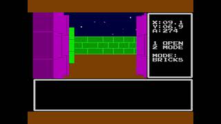 GL Raycast 0.3 on Master System : Now with Doors!