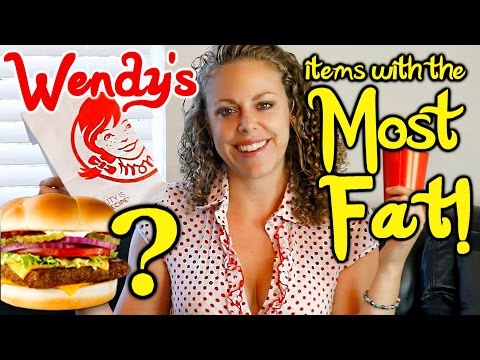 Shocking Amounts Of Fat In Wendy's Hamburgers! Worst Foods On The Menu! Health & Weight Loss Tips