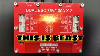 THE SPINTEND UBOX DUAL ESC 75V/100AMP X 2 FIRST RIDE FOOTAGE