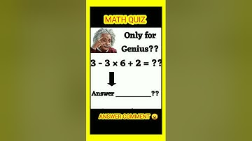 Math quiz 😱 if you are genius can solve this in few seconds😁 #math #puzzle #shortvideo #iq_test