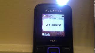 Мульт Alcatel 1010 Low Battery