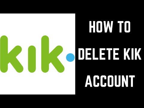 How to Delete Kik Account