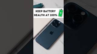 How To Maintain iPhones 100% Battery Health