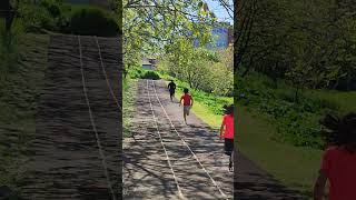 - Uphill run — Cris climbing with power and control! ⛰️🔥