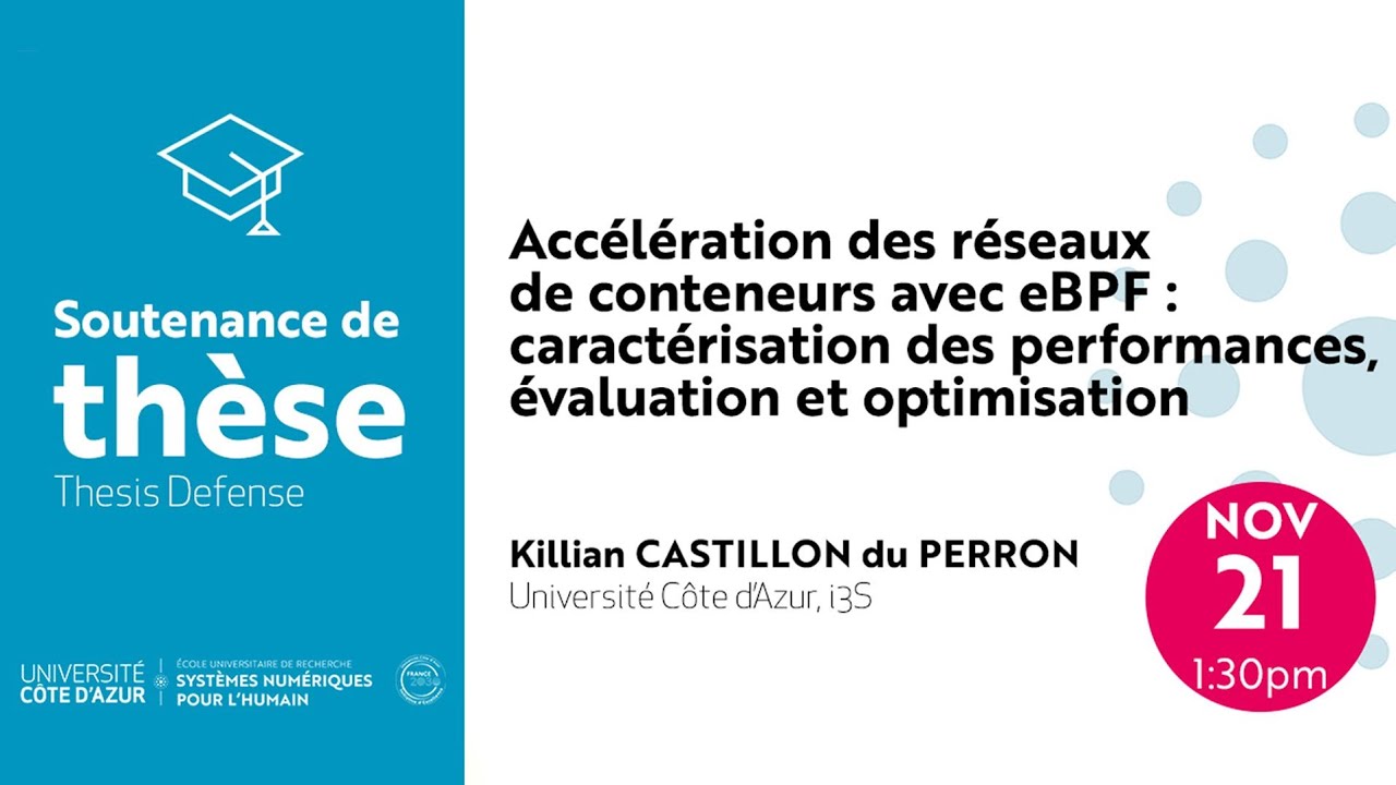 Thesis Defense - Killian Castillon du Perron (Université Côte d'Azur, Laboratoire i3S) - 21/11/2025