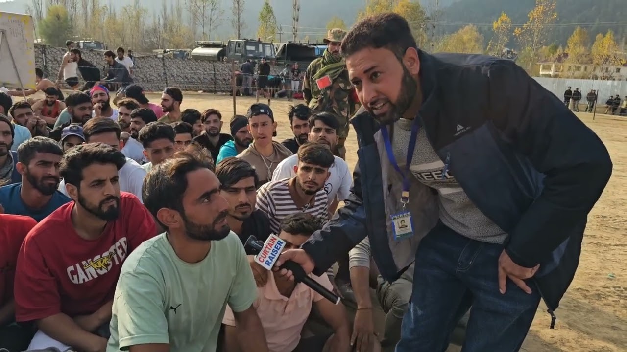 Army recruitment rally in Panzgam