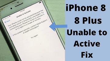 iPhone 8/8 Plus Unable to Active Fix! iPhone could not be activated fix.