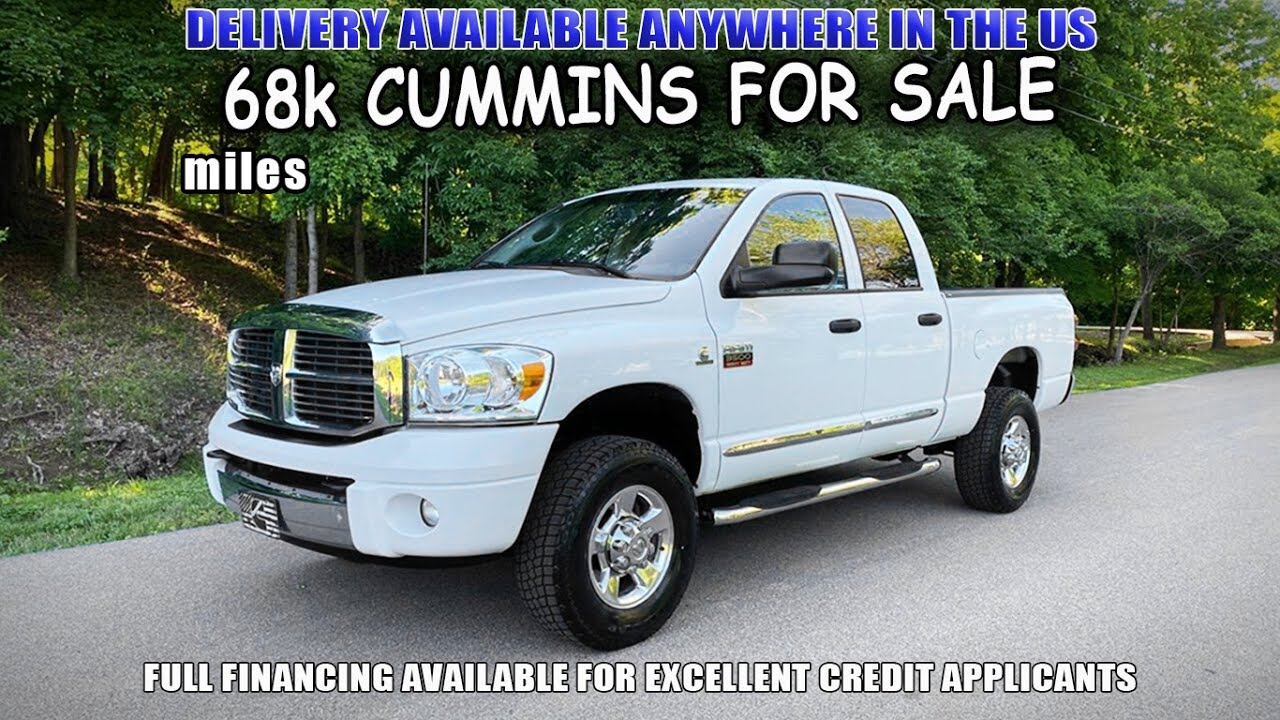 6.7 Cummins For Sale 2007 Dodge Ram 3500 4x4 Diesel With Only 68k