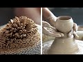 Relaxing ASMR POTTERY ART: mesmerizing clay and ceramic masterpieces