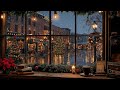 Cozy Rainy Street View 🌧️ Soft Piano Music &amp; Window Rain for Focus, Relaxation &amp; Sleep