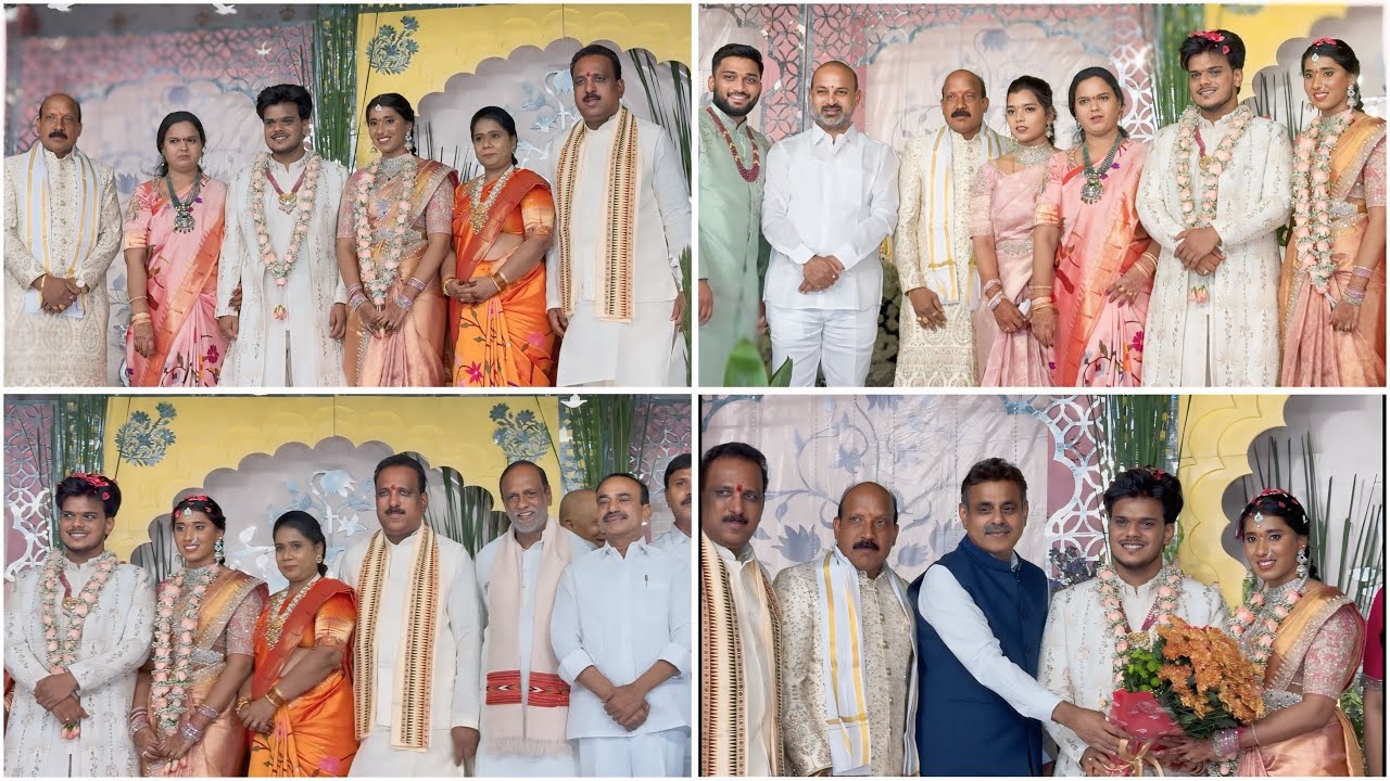 Bokka Narsimha Reddy Daughter Engagement | Rishika Reddy & Nishok Reddy ...