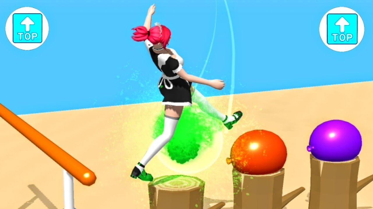 Jump Girl game Arcade Casual Offline Action Simulation glatformer