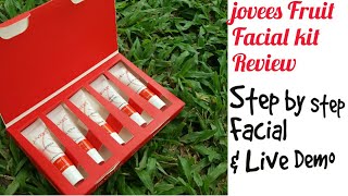 इस Facial से पाये चांद सा चमकता चेहरा, jovees Fruit Facial kit Review And Demo