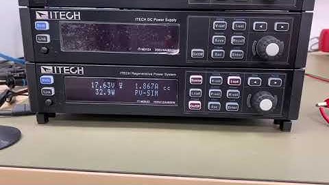 SAS1000 PV Simulation with HIL