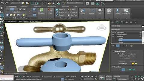Modeling Bibb Faucet In 3DS Max Part 2