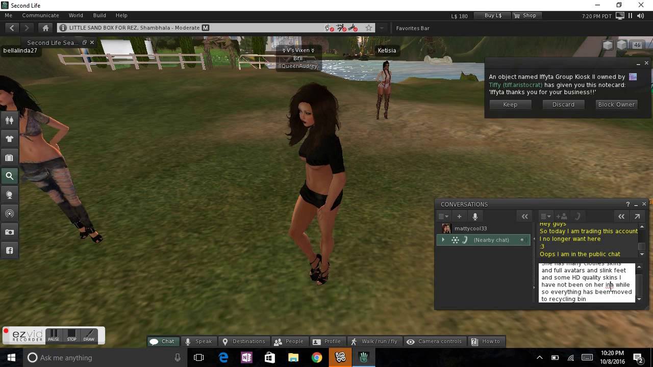 Second Life Account trade (READ DESCRIPTION)