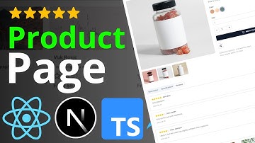 Ecommerce Product Page - NextJS, React, Typescript, Tailwind CSS, ShadCN