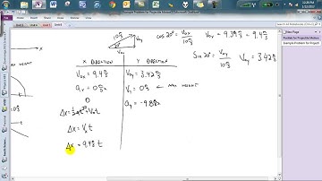 U6 Projectile Example Video