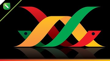 3D swirl ribbon logo design | Twisted ribbon design tutorial Ayan Graphics