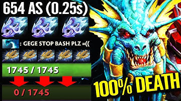 Bash to Death - Slardar IMBA x3 Moon Shard Max attack Speed Dota 2 Fun Meta