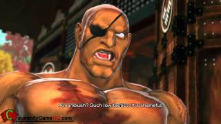 Street Fighter X Tekken - SFXT Sagat and Dhalsim Rival Battle CutScene Cinematic