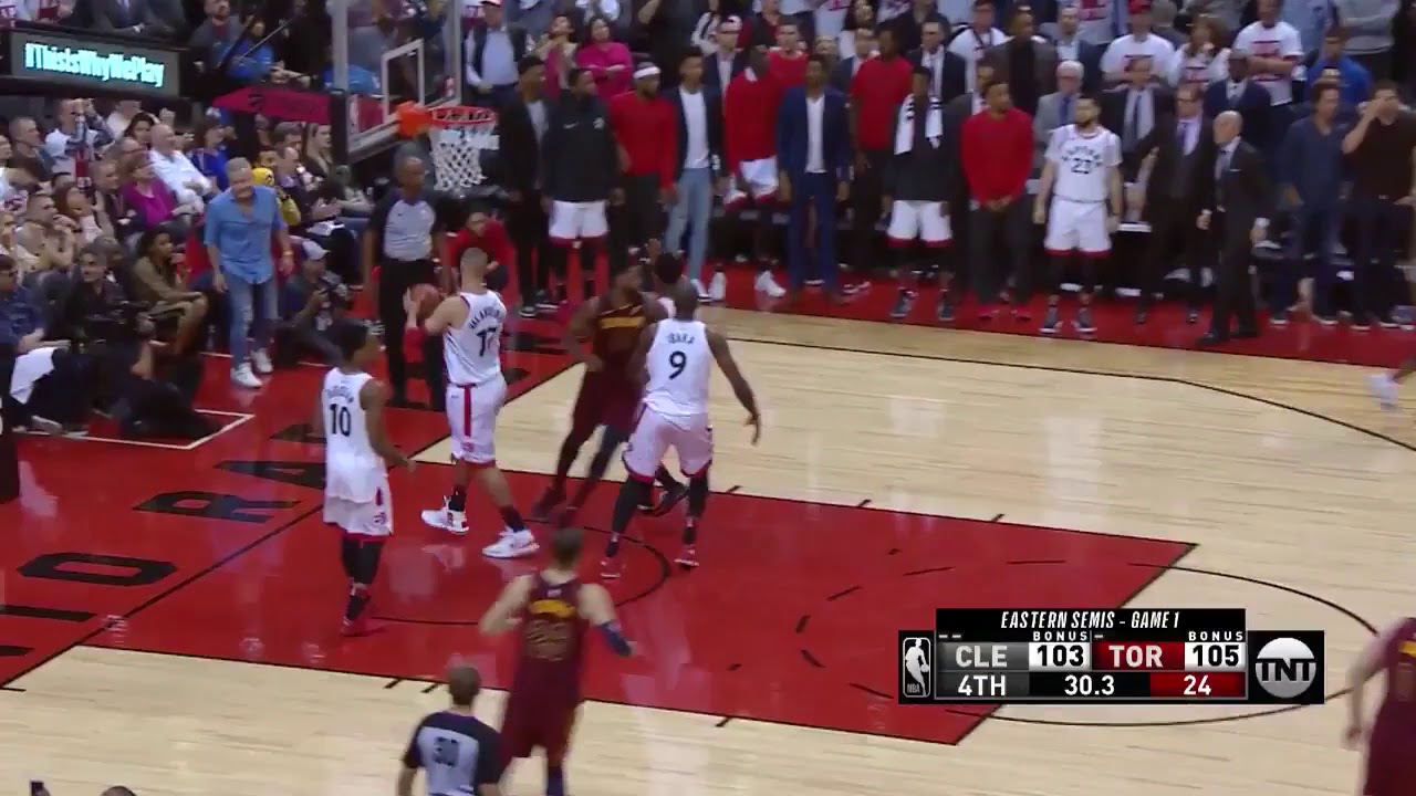 Lebron James Clutch Shot!!! Toronto Raptors Vs Cleveland Cavaliers