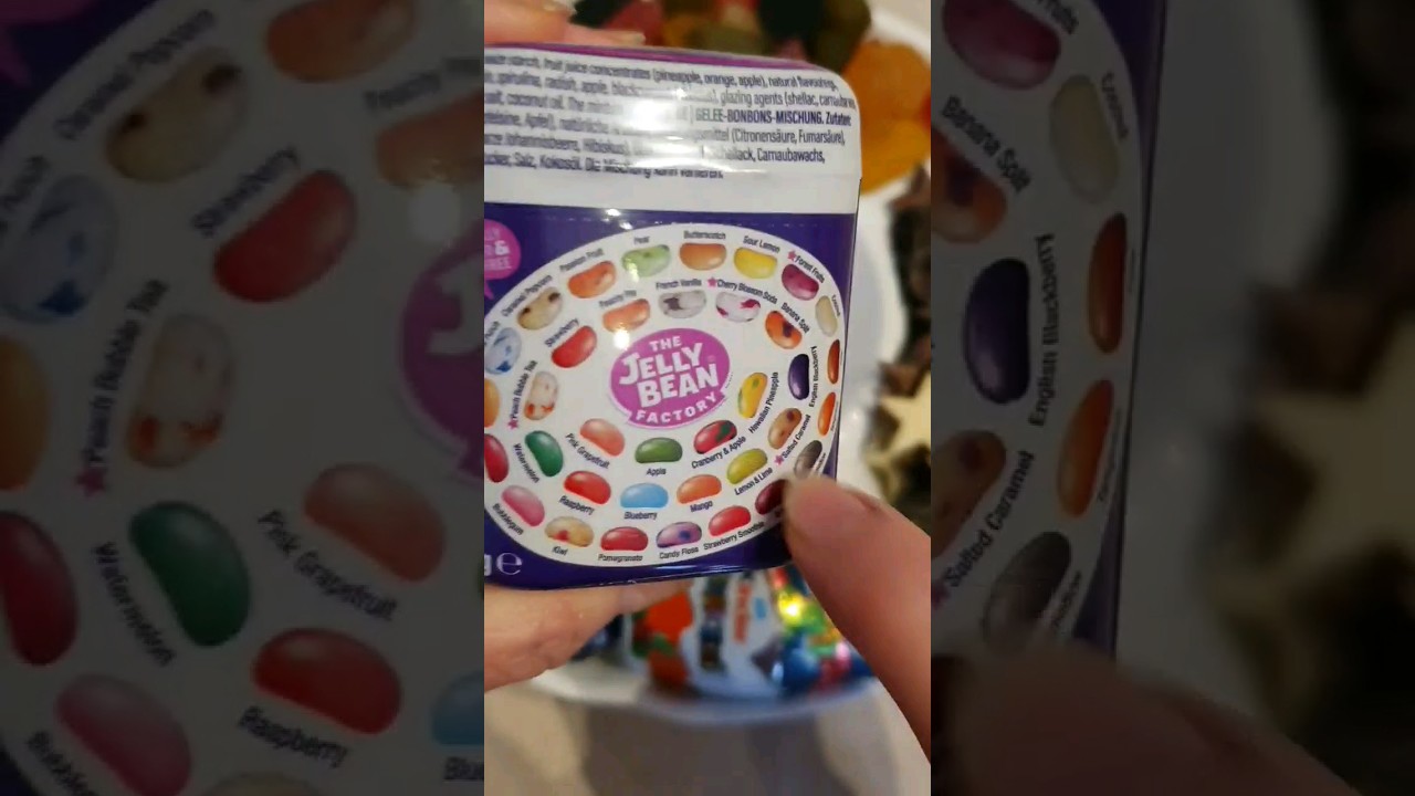 Asmr/ Jelly bean with 36 Fruit flavours natural color/ unboxing satisfying