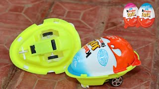 new Kinder Joy green auto car 🚗 toy&#39;s unboxing review 🛺