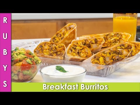 fresh-mexican-breakfast-burritos-with-avocado-salsa-recipe-in-urdu-hindi---rkk