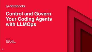 Controlling Coding Agents with LLMOps: MLflow Tracing, Evals, and AI Gateway for Claude Code