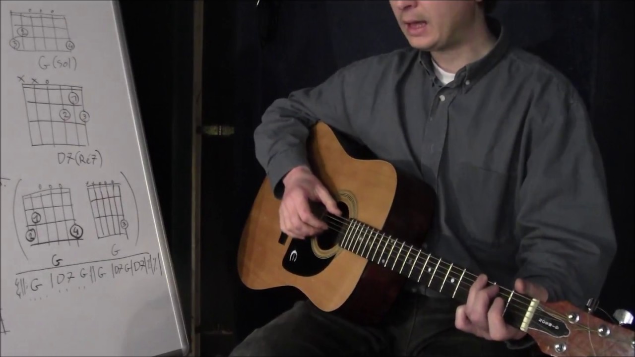 Comment jouer "Alouette, gentille alouette"(3/3) à la guitare, facile