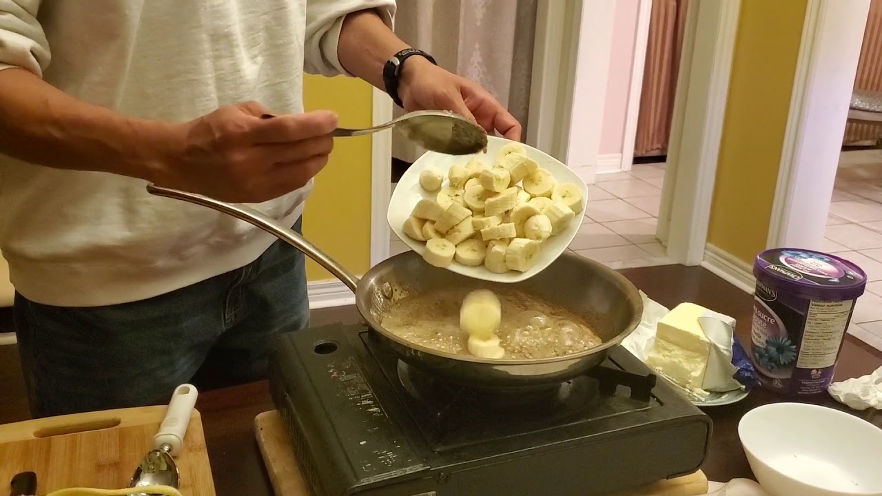 Banana Flambe YouTube