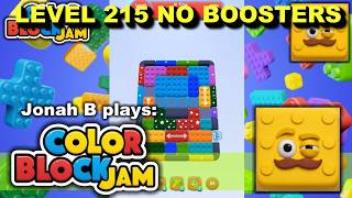 ゲームキャラクター BB Color Block Jam Level 215 No Boosters - YouTube