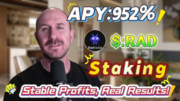 😴 Made $500 While Sleeping! Staking RAD (Mining Tutorial) – The Most Stable Project in Crypto! 🔥