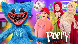 How Huggy Wuggy From Poppy Play Time Found Our House? 🏡 What Was His Mission? 🫣 | Rida Naqqash screenshot 4