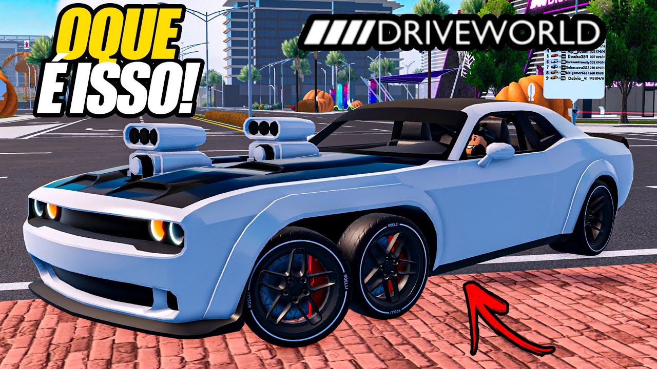 FUI PARA O MUNDO DOS CARROS NO ROBLOX - Roblox 2023 