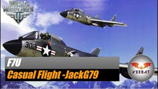 World of Warplanes | F7U | Casual Flight -JackG79 | Tier X | Multi role