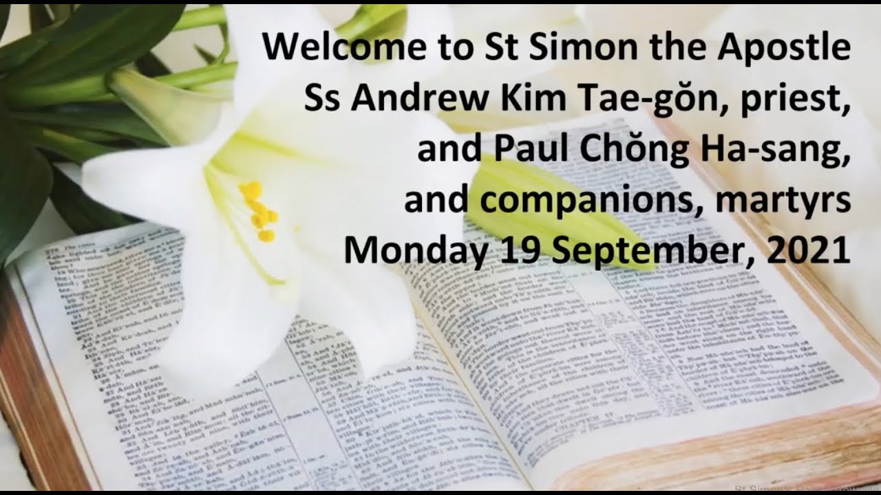 Memorial of Sts Andrew Kim Tae-gon, Paul Chong Ha-sang and Companions ...