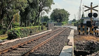 Waiting For The Train to The Pass On Railway