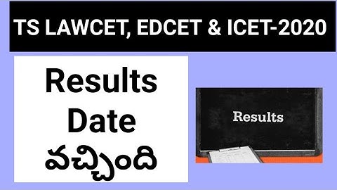 TS LAWCET & PGLCET-2020 Results Date Out • | Latest Update from TSCHE Chairman|