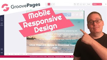 Mobile Responsive Website Using GroovePages inside of GrooveFunnels