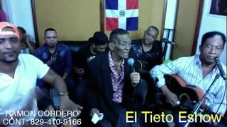 Video thumbnail of "BACHATA / RAMON CORDERO Y EDILIO PAREDES - CONDENADO A LA DISTANCIA EN EL TIETO ESHOW"