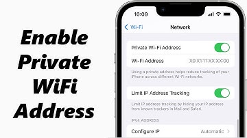 How To Enable Private WIFI Address On iPhone